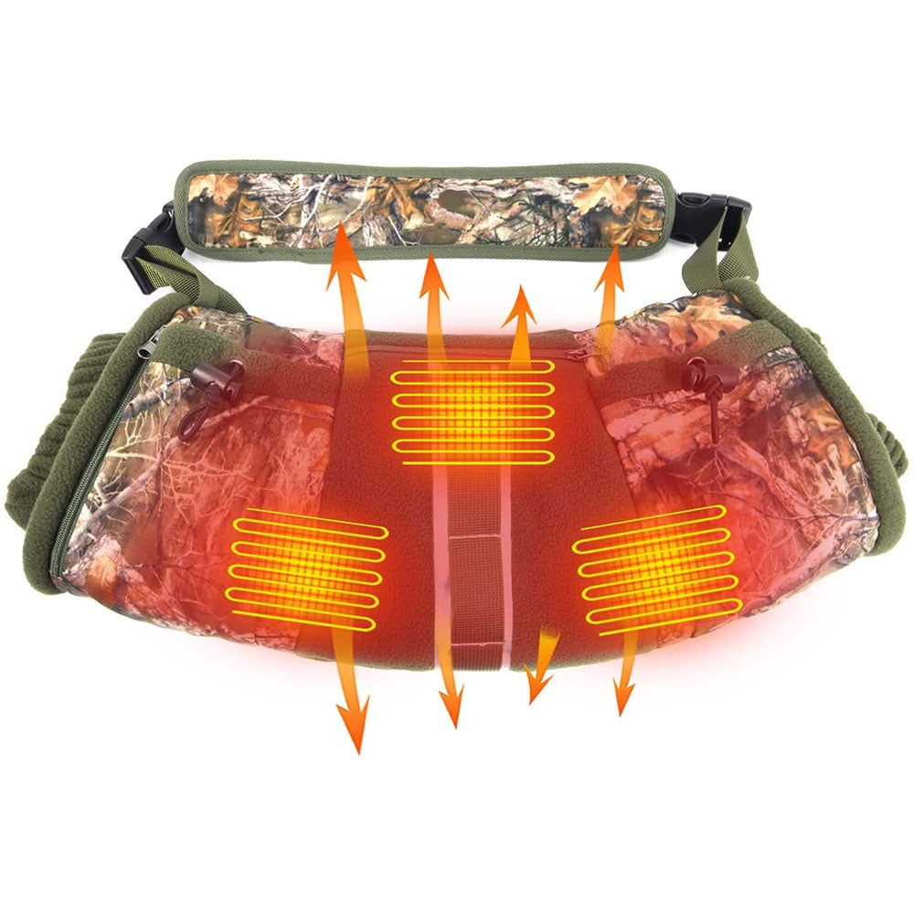 DUKUSEEK Heated Seat Cushion Electric Seat Warmer for Hunting Ice