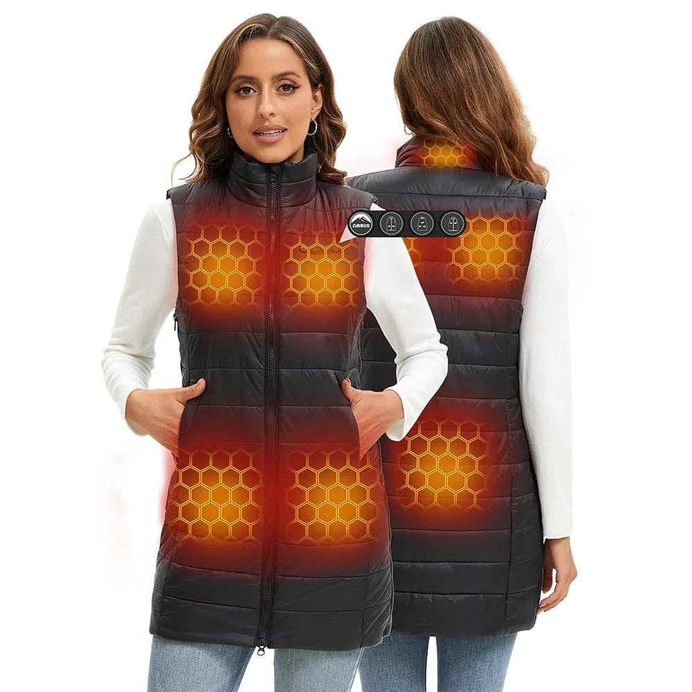 ARRIS womne's long heated vest