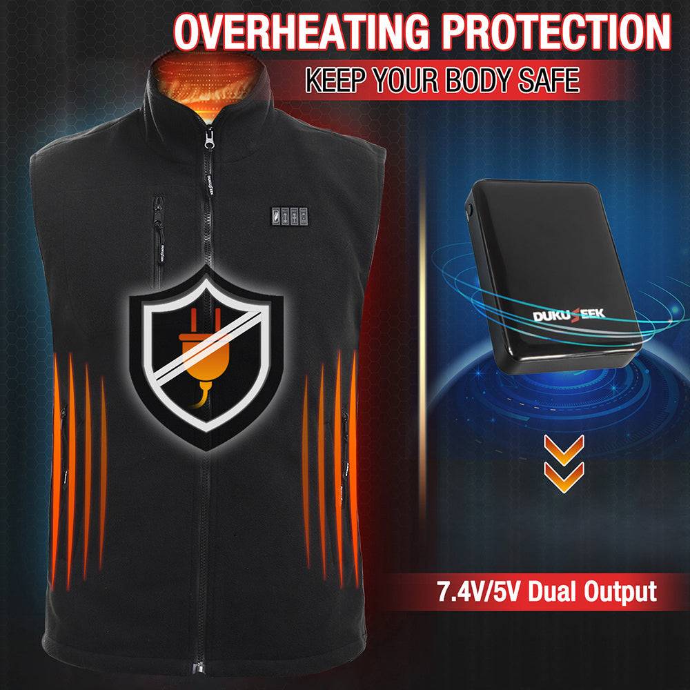 Battery Heated Vest Warm Coat