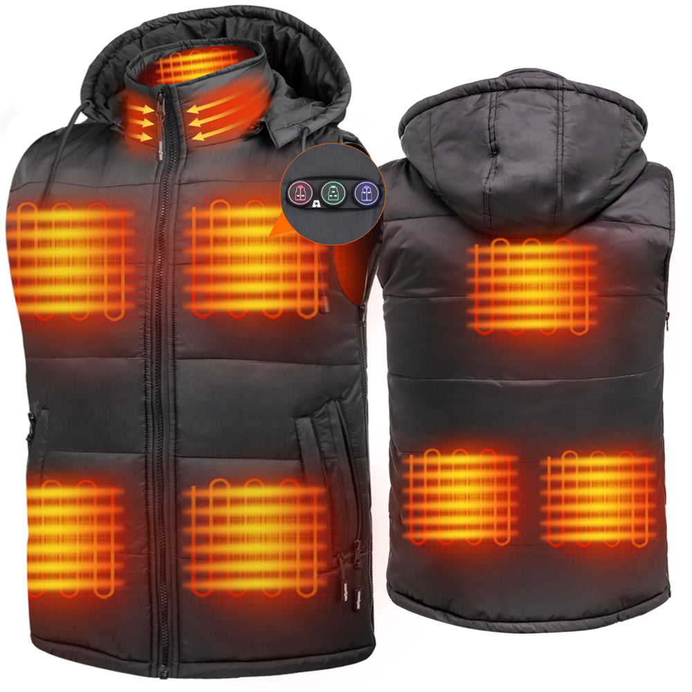 size adjustable heated vest for men women 