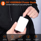 5V Electric Heated Hoodie Pullover Hoodie with 10000mah Battery Pack for Men 5 Heating Zones