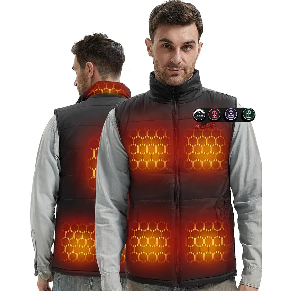 ARRIS 12V graphene-enhanced heated vest unisex