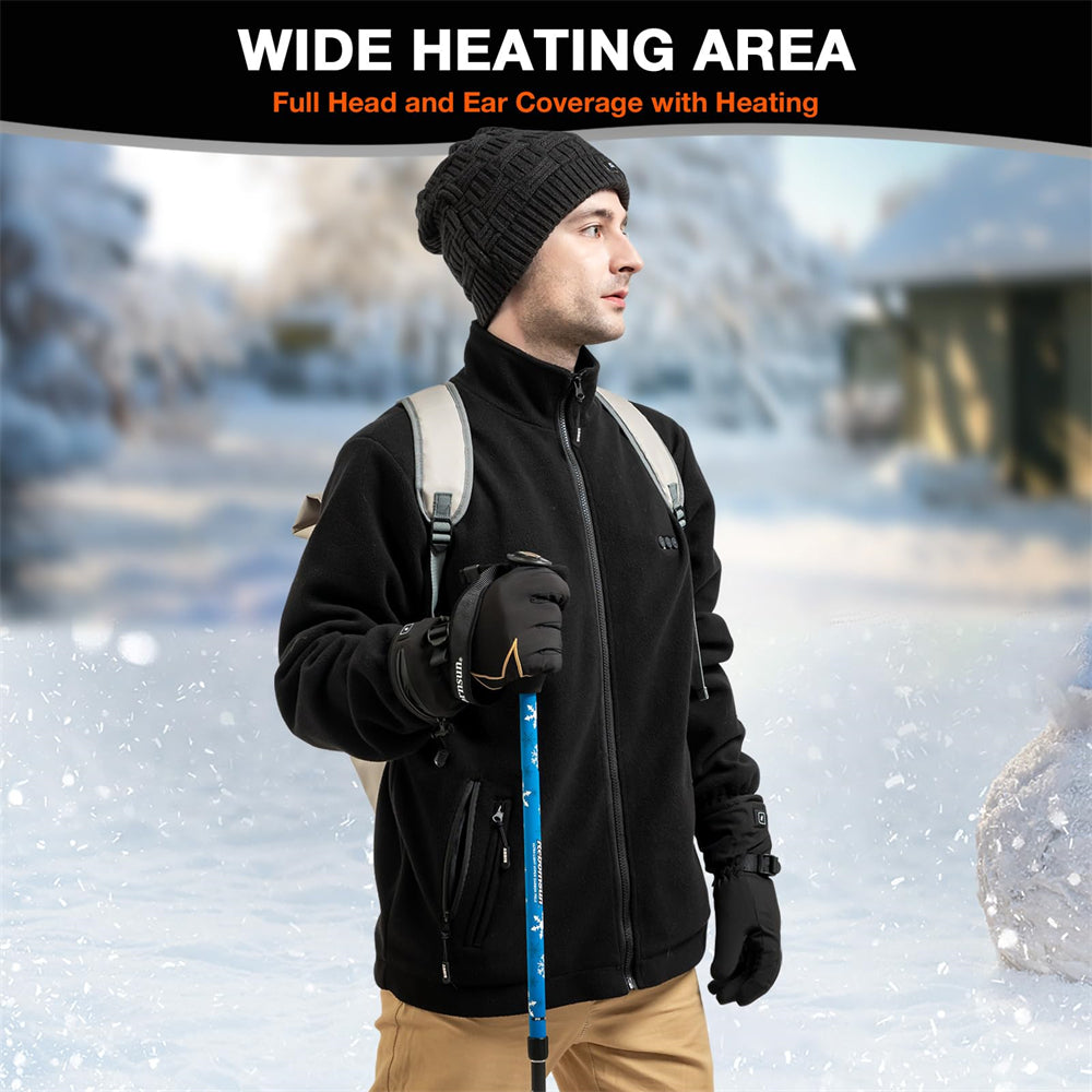 wide heating area, keep your head and ears warm and cozy