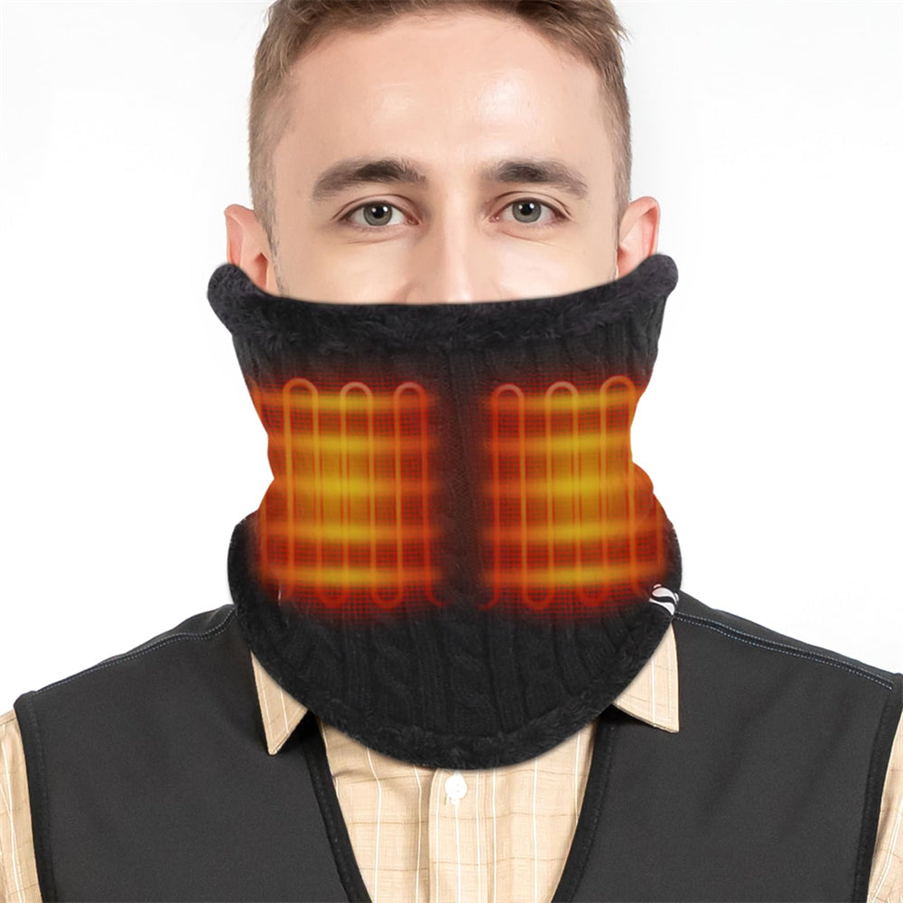 DUKUSEEK Rechargeable Heated Winter Neck Warmer for Men Women Neck Gai ...