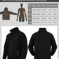 ARRIS Fleece Heated Jacket for Men, Electric Warm Heating Coat with 7.4V Rechargable Battery