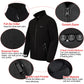 ARRIS Fleece Heated Jacket for Men, Electric Warm Heating Coat with 7.4V Rechargable Battery