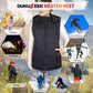 DUKUSEEK Heated Vest with Battery Pack, Lightweight Hat Detachable Unisex Size Adjustable Warm Heating Clothing for Outdoor Hiking Hunting