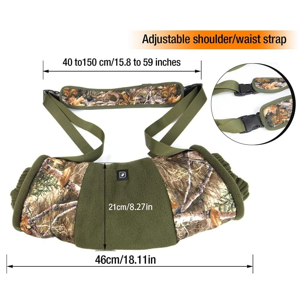 DUKUSEEK Heated Seat Cushion Electric Seat Warmer for Hunting Ice